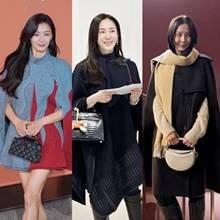 전지현·박주미·김나영·이서, 드라마틱한 실루엣 패션 잇걸들의 케이프 코트룩