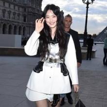 신민아, 단아하면서도 강렬! 루이비통을 흔든 우아한 시크미 화이트 쇼츠 슈트룩