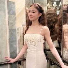 이세영, 스파게티 비딩이 주렁주렁 공주룩! 로맨틱 백리스 디너 드레스룩