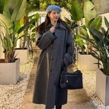 하연수, 한국 보다 일본에서 잘 나가는 배우! 베레모에 코트가 찰떡 식물원 산책룩