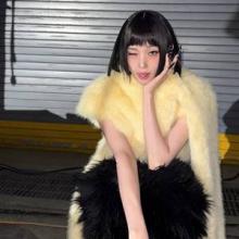 ‘신세계家 장녀’ 애니, 포근한 옐로 퍼에 빠졌다! 깜찍한 힙&시크 럭셔리 퍼 코트룩
