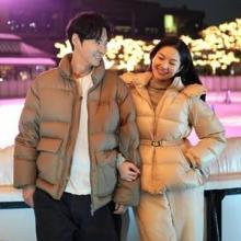 류이서, 여전히 불꽃 튀는 눈빛! 전진과 결혼 5년차 다정한 숏패딩 커플룩