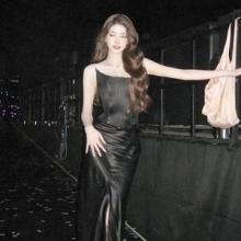 아이브 장원영, 대만이 난리! 21살 반전 고혹미 튜브톱 바비 인형 블랙 드레스룩