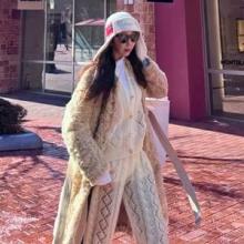 전미라, 겨울 보헤미안! 여유로운 실루엣에 풍성한 볼륨 자유로운 보헤미안룩