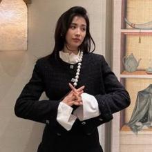 박하선, 봄 하객룩의 정석! 단아한 품격 예쁘게 차려입은 트위드 슈트 하객룩