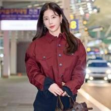 기은세, 핏이 예쁜 워너비 스타의 셔켓 패션! 크롭 셔켓과 와이드 완벽 매치 밀라노 출국