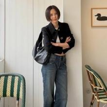 김나영, 재킷 언제꺼? 1960년대 런칭 크롭 재킷 입고 뽐낸 170Cm 기럭지 봄 데일리룩