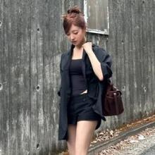 이세영, 더 말라 보이는 비결? 확 바뀐 분위기 갸름한 턱선과 업스타일 헤어 올 블랙룩