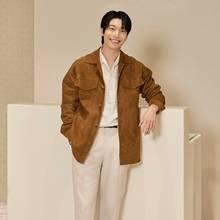 위하준, 압구정동 백화점 나들이! 보헤미안 스웨이드 재킷으로 뽐낸 유러피안 캐주얼룩