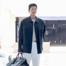 김우빈, 고품격 타임리스 스타일! 워크 재킷으로 끝낸 우아한 댄디룩 밀라노 출국