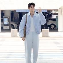 NCT 재현, 여름에는 시원한 체크 블루종! 클래식한 섬머룩 자카르타 출국