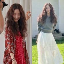 정려원, 가을 닮은 패셔니스타의 3가지 로맨틱 코디! 레이스·니트·플라워 로맨틱 가을룩