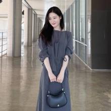 정채연, 여리여리 가을 실루엣! 더 청순해진 로맨틱 뷔스티에 그레이 셋업 나들이룩