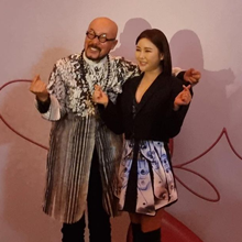 송가인, 이상봉 선생님과 한컷...예술작품 같은 아트웍 턱시도룩 