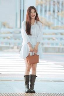 [패션엔 포토] 레드벨벳 조이, 싱스러운 여름! 살랑살랑 아일렛 투피스룩 푸켓 출국