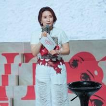 [패션엔 포토] 박경림, 체리와 티셔츠의 만남!  취향저격 위트윘는 트롱프뢰유 패션