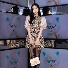 손나은, 다시 봐도 예뻐! 레오파트 프린트 관능적인 러블리 원피스룩