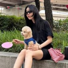 이해리, 여름은 바이커 쇼츠! 일상에서 더 예쁜 톤온톤 바이커 쇼츠 산책룩