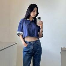 한지혜, 티셔츠 싹뚝 잘랐나? 복근 드러낸 4살 딸 엄마의 힙한 크롭톱 데일리룩