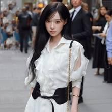 에스파 윈터, 뉴욕 뒤흔든 K팝 요정! 쏟아진 스포트라이트 눈부신 화이트 드레스룩
