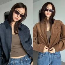 효민, 블루종 3컬러 3스타일! ‘코듀로이 vs 하이넥 vs 체크’ 멋진 간절기룩