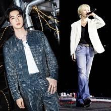 BTS 진-스트레이키즈 리노, 감각적인 무대의상 알고보니 '구찌 커스텀룩'