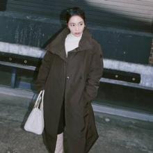 이민정, 패딩이야 코트야? 40대 워킹맘의 멋스러운 오버핏 롱 패딩 코트룩