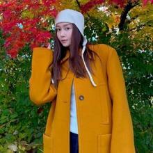 제시카, 가을 여신미 모먼트 폭발! 단풍 깔맞춤 머스터드 옐로 코트룩