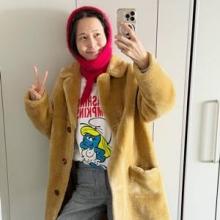 김나영, 남편 마이큐와 밤 데이트 늦가을 낭만! 결혼 후 더 편안해진 페이크 퍼 코트룩