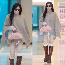 [패션엔숏] 아이브 이서, 러블리 하의실종 공항 접수! 케이프 코트로 끝낸 시크한 출국