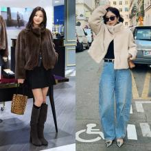 기은세·이주빈, 같은 옷 다른 느낌! ‘일상 VS 격식’ 다 예뻤다 페이크 퍼 재킷룩