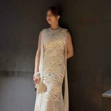 옥주현, 45세 디바 황홀한 팬심 저격! 우아한 머메이드 핏 핑크&화이트 드레스룩