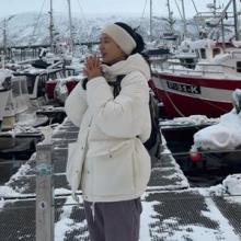 안은진, 인생 첫 오로라! 순록과 노르웨이 데이트 완전무장 꽁꽁 패딩룩