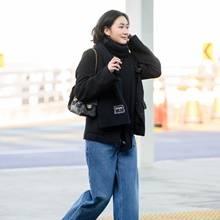 김고은, 트위드 재킷과 청바지 굿조합! 칼바람에 맞선 무심한 듯 세련된 트위드룩