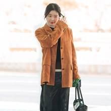 [패션엔 포토] 레드벨벳 아이린, 보헤미안 감성에 푹! 성숙한 자태 스웨이드 투피스룩