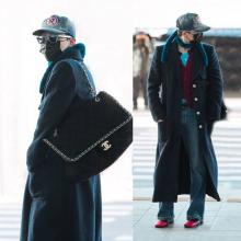 [패션엔숏] 지드래곤, 얼죽코 패셔니스타! 바닥을 휩쓴 꽁꽁 감싼 맥시 코트룩