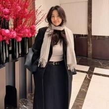 한지혜, 최고의 셰프와 함께! 롱&롱 검사 사모님의 시크미 롱 코트 얼죽코 윈터룩