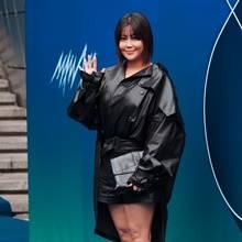 [패션엔 포토] '아트테이너' 솔비, 강렬한 가가패션...동대문 홀린 걸크러시 레더룩 