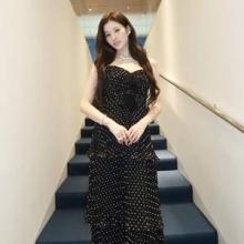 트와이스 사나, 하늘하늘 여신 핏! 여인의 향기 드러낸 도트 원피스 드레스룩