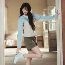 아이브 장원영, 봄이 성큼! 바람막이도 상큼한 걸그룹 요정 봄 나들이 하이킹룩