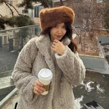 채정안, 다시 한겨울! 러시아 모자에 복슬복슬 퍼 재킷 포근한 실루엣 데일리룩