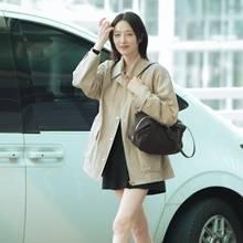 [패션엔 포토] 표예진, 패딩 벗고 워크 재킷! 쇼츠와 꿀조합 시크한 봄맞이 간절기룩