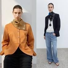 쁘렝땅, 스카프 한장으로 밋밋한 패션에 활력을! 우아하게 구현한 봄맞이 스타일