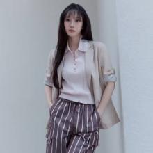 문가영, 스트라이프와 트랙팬츠의 무한 변주! 클래식 테일러드에 모던 실루엣 봄 데일리룩