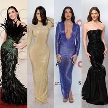 데미 무어·킴 카다시안·두아리파·칼리 클로스, 숨막히는 레드카펫 드레스 대결