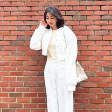 전미라, 머리 하나 잘랐을 뿐인데! 기분도 분위기도 업 단아한 트위드 슈트룩 