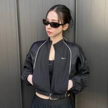 에스파 카리나, 운동복이야 슈트야? 스포티 시크미 올 블랙 셋업 애슬레저룩