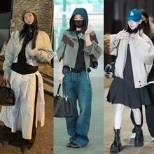 제니·전지현·카리나·손예진·김희애·아이유, 너도나도 봄버 재킷 폼나는 셀럽스타일 18