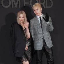 [패션엔 포토] 올데이프로젝트 베일리&우찬, 시스루 숙녀와 가죽 댄디남 선남선녀의 핫한 케미 커플 나들이룩