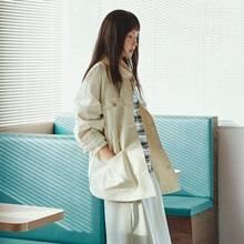 [그 옷 어디꺼] 손나은, 투박한 재킷과 레이스 스커트 굿조합! 동시대적인 워크 재킷 어디꺼?